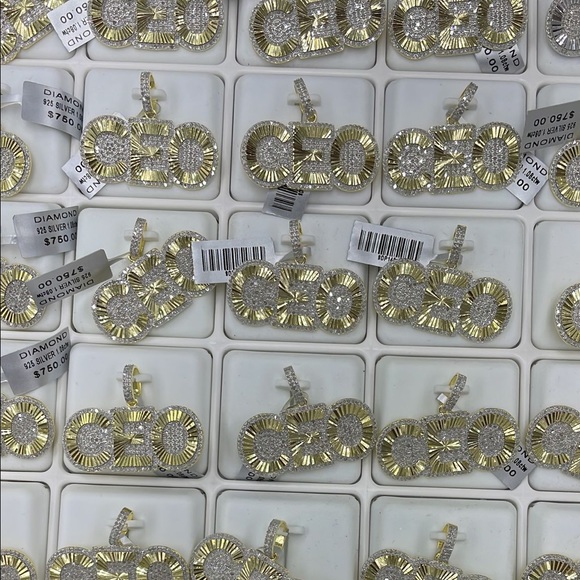 REAL DIAMOND CEO pendant charm custom NOT CZ SALE! - Picture 7 of 8